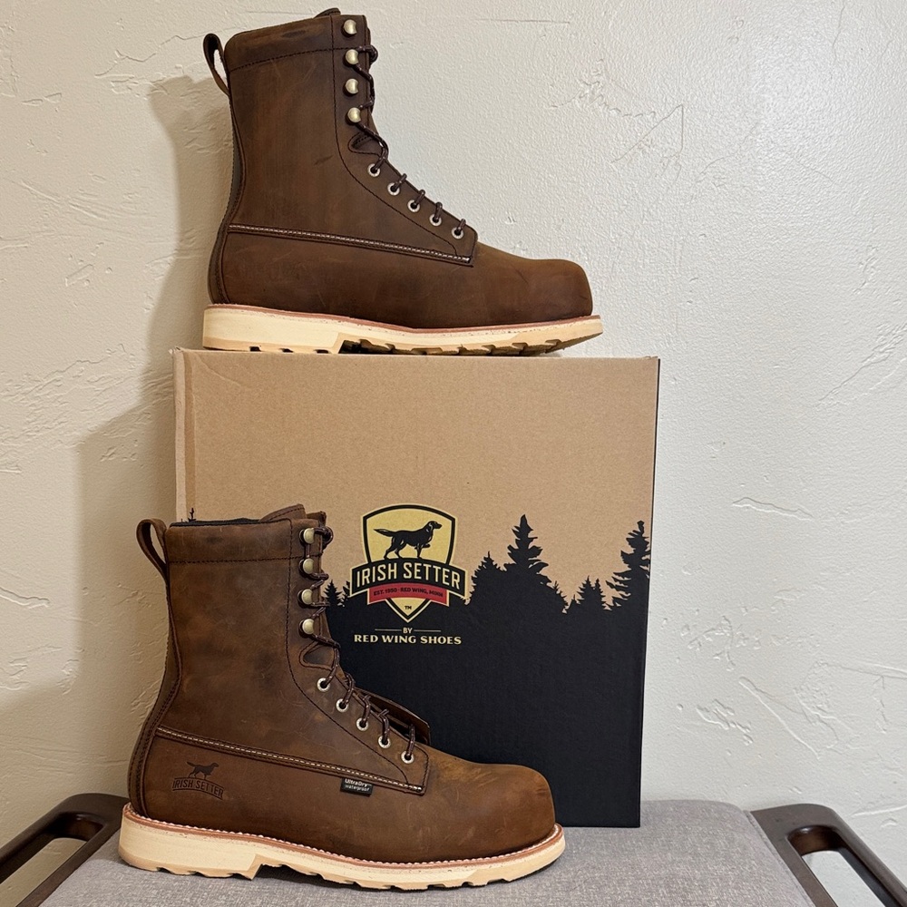 Irish Setter Men's Dark Brown Leather Boots